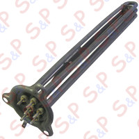 RESISTENZA 230V 14000W - C/FLANGIA BOILER 7 FORI