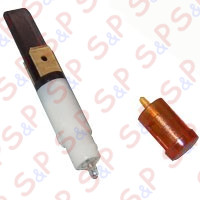 LAMPADA D.10 ARANCIO SILANOS 220V