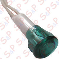 SPIA ROTONDA GIALLO-VERDE D. 10 24V L=200mm