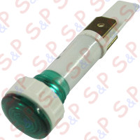 SPIA ROTONDA VERDE D. 10 24V