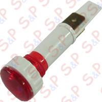 SPIA ROTONDA ROSSA D. 10 24V