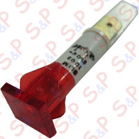 SPIA QUADRATA ROSSA D. 10 250V