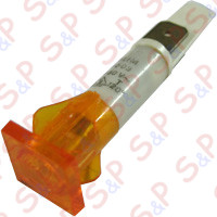 SPIA QUADRATA ARANCIO D. 10 250V