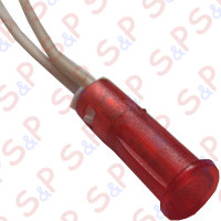 SPIA ROTONDA ROSSA D. 6 380V L=200mm