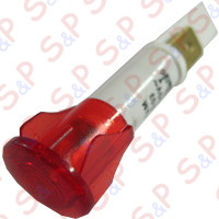 SPIA ROTONDA ROSSA D. 12 250V