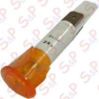 ROUND ORANGE LIGHT D. 12 250V