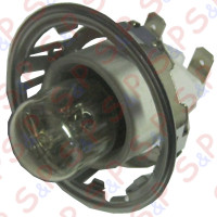 PORTALAMPADA CERAMICA E14 C/LAMP.