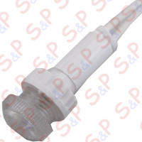 LAMPADA SEGNALATORE C/FILO 24V BIANCO