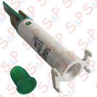 LAMPADA LED Ø 6 VERDE 230V ac