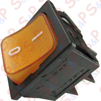 INTERRUTTORE BIPOLARE LUMIN.ARANCIO