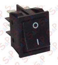 INTERRUTTORE BIPOLARE NERO 0/1