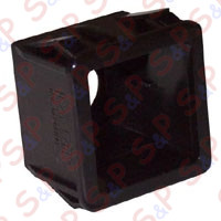 DOMINO SQUARE PUSH-BUTTON 1 POS.