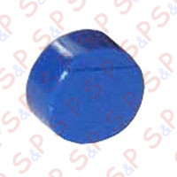 BLUE ROUND SMOOTH PUSH-BUTTON