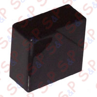 BLACK SQUARE SMOOTH PUSH-BUTTON
