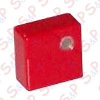 TASTO QUADRO ROSSO C/FORO