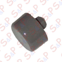 GREY ROUND PUSH-BUTTON D.16