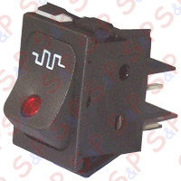 INTERRUTTORE RESISTENZA 220/380 ROSSO