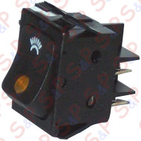 INTERRUTTORE LAMPADA  230/380 GIALLO