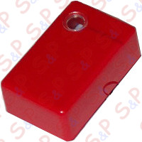 TASTO DOMINO RETTANGOLARE C/SEGN.ROSSO