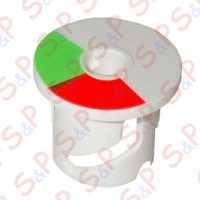 SEGNALATORE VERDE/ARANCIO PER  DOMINO RETTANGOLARE