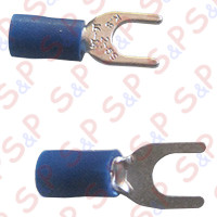 CAPOCORDA A FORCELLA PREISOLATO 8,1X0,8 FORO 5,3 SEZIONE 2,5