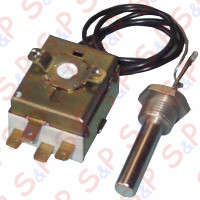 TERMOSTATO FISSO 50° MONOFASE SENSORE  Ø 17X48 mm CAPILLARE 600mm
