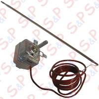 TERMOSTATO 90-185°C  MONOFASE EGO 5510042080 - SENSORE Ø 4X240 mm CAPILLARE 1300mm