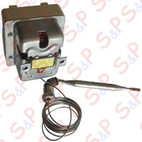 TERMOSTATO 220° MONOFASE SICUREZZA MARENO - SENSORE Ø 6X78 mm CAPILLARE 900mm