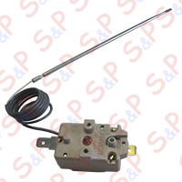 TERMOSTATO 170 °C MONOFASE SICUREZZA PER TAVOLA CALDA ZANUSSI - SENSORE Ø 3X155 mm CAPILLARE 400mm