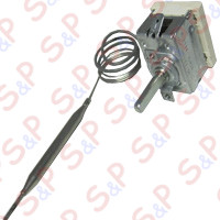TERMOSTATO 50-190° MONOFASE FRIGGITRICE D6 - SENSORE  Ø 6X90mm CAPILLARE 490mm
