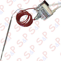 TERMOSTATO 230° MONOFASE SICUREZZA  - SENSORE Ø4X226 mm CAPILLARE 1450mm