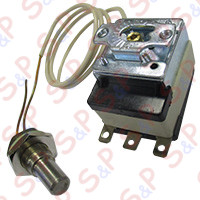 TERMOSTATO VASCA FISSO 53° MONOFASE  - SENSORE Ø 14X32 mm CAPILLARE 1000mm