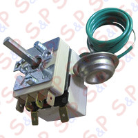 TERMOSTATO MONOFASE  30-90°C A.PO - SENSORE Ø 23X10 mm CAPILLARE 850mm