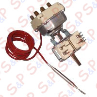 TERMOSTATO 100-260° A.PO TRIFASE - SENSORE Ø 6X80 mm CAPILLARE 900mm