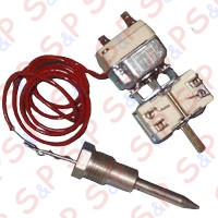 TERMOSTATO 105-185° A.PO MONOFASE - SENSORE Ø21X84 mm CAPILLARE 850mm