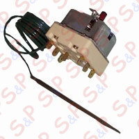 TERMOSTATO 350°C TRIFASE SICUREZZA A.PO - SENSORE Ø 4X120mm CAPILLARE 1300mm