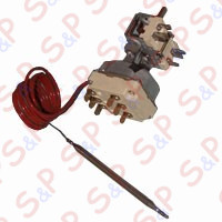 TERMOSTATO 30-110° TRIFASE A.PO - SENSORE Ø 6X130 mm CAPILLARE 1200mm
