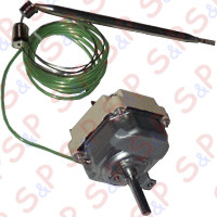 TERMOSTATO 30-90°C TRIFASE M10X1 - SENSORE Ø 6X129mm CAPILLARE 1480mm