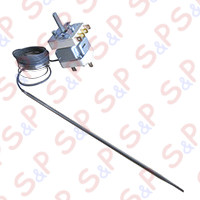 TERMOSTATO 90-185°C MONOFASE C/INTERRUTTORE - SENSORE Ø 4X230mm CAPILLARE 2400mm