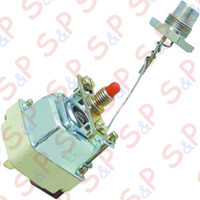 TERMOSTATO 230°C 0,5A MONOFASE SICUREZZA - SENSORE Ø 14X15mm CAPILLARE 900mm
