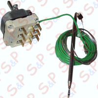 TERMOSTATO 110°C (32-110°C) TRIFASE - SENSORE Ø 6X138mm CAPILLARE 3000mm