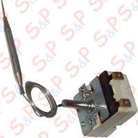 TERMOSTATO 30-205°C MONOFASE - SENSORE Ø 6X77 mm CAPILLARE 870mm
