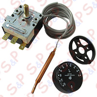 TERMOSTATO 30-120°C MONOFASE - SENSORE Ø 6X68 mm CAPILLARE 1500mm