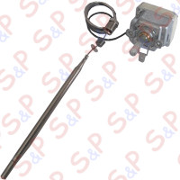 THERMOSTAT 187°C  ONE PHASE - PROBE Ø 6X130 mm