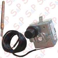 TERMOSTATO 90-110° MONOFASE SICUREZZA - SENSORE Ø 6,5X95 mm CAPILLARE 1500mm