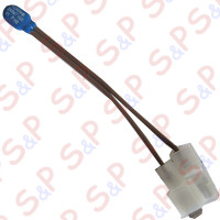 TERMOSTATO 100°C 2MM 2 CAVI 100MM