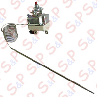 SAFETY THERMOSTAT 220°C 230V 0,5 A SINGLE PHASE - SENSOR Ø3X180mm CAPILLARY 800mm
