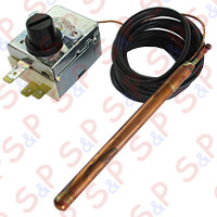 SAFETY THERMOSTAT 90-110° SINGLE PHASE - SENSOR Ø6,5X86mm CAPILLARY 2000mm
