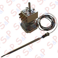 THERMOSTAT 0-180°C THREEPHASE - SENSOR Ø 6X130 mm CAPILLARY 1800mm