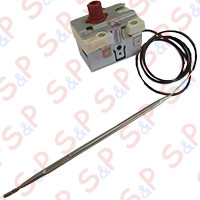 TERMOSTATO 169° SALVARESISTENZA MONOFASE SICUREZZA - SENSORE Ø 4X127 mm CAPILLARE 550mm